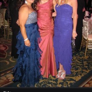 A stunning beautiful dark pink wedding/prom gown!